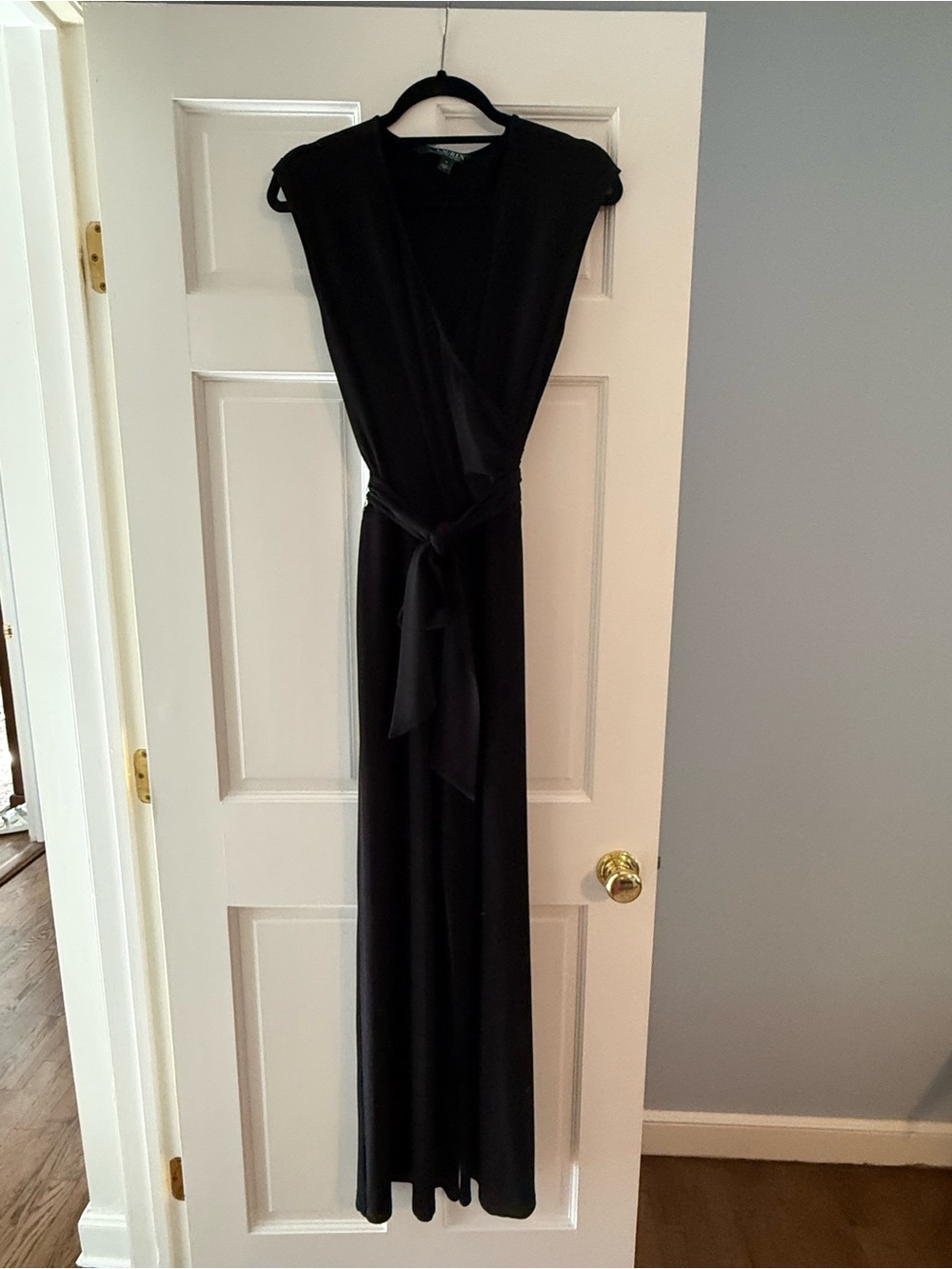 Lauren Ralph Lauren Black Jumpsuit with Tie Waist